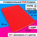 Коврик для сушки посуды 90х50 см eva сушилка для посуды настольная подставка лоток столовых приборов под горячее ева