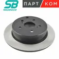 Диск тормозной задний не вентилируемый SB NAGAMOCHI BR21199 для TOYOTA Corolla Verso