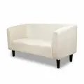 Диван Авди Н белый плюш 160