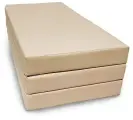 Матрас КМС № 4, складной, бежевый, 100x150x10 см