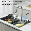 Многофункциональная кухонная мойка с двумя водопадами и Индикатор температуры