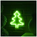 Luazon Lighting Неоновая вывеска «Ёлка» 20×25 см, батарейки ААх3 (не в комплекте), USB, свечение зелёное
