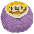 Пряжа ADELIA FIONA 50% шерсть, 50% акрил 10 шт.х50г 90м №208 сиреневый