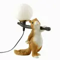 Настольная лампа Lumion Squirrel 6522/1T, галогенная, 40Вт, IP20, стекло, белая