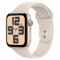 Смарт-часы Apple Watch SE 2024 40mm Starlight Aluminum Case with Starlight Sport Band, размер S/M