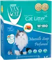 VAN CAT MARSEILLE SOAP наполнитель комкующийся для туалета кошек с ароматом марсельского мыла коробка (5,1 кг)