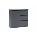 Комод для одежды Нонтон Челси, графит, 80.2х33х76.8 см