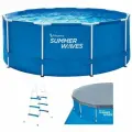 Каркасный круглый бассейн 305х106см, лестница, подстилка, тент P20-1042-Z