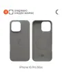 Силиконовый чехол COMMO Shield Case для Apple iPhone 16 Pro Max с поддержкой беспроводной зарядки, Графитовый