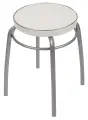 Табурет НИКА ТЭЛ1 круглое сиденье, светло-серый