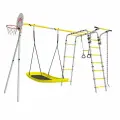 Спортивно-игровой комплекс Romana Акробат 2, качели лодка 103.19.05, серый/жёлтый