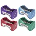 Точилка BRAUBERG ZigZag, металлическая, корпус ассорти, 228457 Набор - 24 шт.