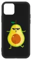 Чехол-накладка Krutoff Soft Case Авокадо Стильный для Apple iPhone 12 Pro Max черный