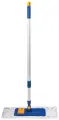 Швабра с флаундером Лайма 40 см, телескопический черенок 130 см, резьба 1,6 см, микрофибра/абразив (ТИП К), , 601462