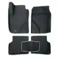 Автомобильные коврики ЕВА / EVA c бортами 3д 3D для Ford Mondeo 3 2000-2007 Форд Мондео черный(ромб)-серый