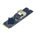 IRhasta карта расширения M.2 NVME на Mini SAS SFF-8087 4 порта SATA3.0