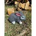 Фигура декоративная садовая Зайка высота 13 см, декор для сада, дачи и огорода на газон