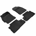 Коврики в салон для Toyota Corolla (2007-2013) / Toyota Auris (2006-2012) резина 4 шт