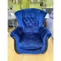 Кресло для отдыха Фаворит цвет-плюш синий