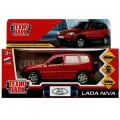 Машинка ТЕХНОПАРК Lada Niva, LADANIVA-12-RD, 12 см, красный