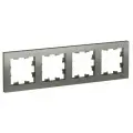 Рамка 4-м AtlasDesign универс. сталь SE ATN000904