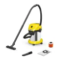 Строительный пылесос Karcher WD 3 S V-17/4/20 1.628-135.0, желтый