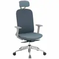 Кресло офисное Sunon Aveza Сиденье ткань голубая/Спинка сетка голубая(CM-PC83B (голубая))