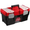 Ящик с органайзером ЗУБР Мастер Нева-20 38323-20, 50x25x12.5 см, 12'' , черный/красный