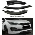 Юбка губа переднего бампера Kia Pro Ceed JD 2012-2015 АБС Пластик Под Покраску