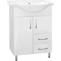 Тумба с раковиной Эко Стандарт №10/2 60 белая