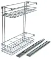Бутылочница 2-х уровневая SOLLER 200 мм 444*150*470 мм с полным выдвижением с доводчиком
