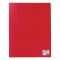 STAFF Папка на 100 вкладышей, А4, пластик, красный