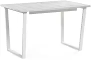 Стол Лайфмебель раскладной Лота Лофт 120 25 мм юта / белый матовый