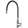 Смеситель для кухни (мойки) Ledeme Rainbow L4898-9 хром/серый