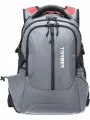 Городской рюкзак мужской женский TORBER Drive, с отделением для ноутбука 15', 30 л, серый/красный
