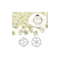 Бусина Swarovski, 6мм, Биконус (#5328), светло-желтый (цвет 213), 10 шт.