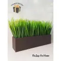 Искусственная осока в ящике для дома и офиса, ПоДар. Ок Home