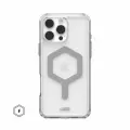 Чехол с поддержкой MAGSAFE Uag Plyo для iPhone 16 Pro 6.3, цвет прозрачный/серебро (Ice/Silver)