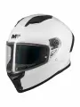 Шлем для мотоцикла мотошлем MT STINGER 2 Puree перламутровый глянцевый белый XL