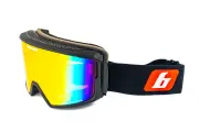 Горнолыжная маска Brenda SG190C black-red revo OTG (модель со сменной линзой)