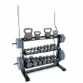 Domsen Fitness Стойка стеллаж для гантелей, дисков и грифов Domsen Ds50 d25мм