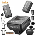 Петличный микрофон Godox Magic XT1, приемник-передатчик для телефона, цифровой зеркальной камеры, смартфона