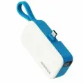 Портативное зарядное устройство Momax 1-Power Mini 3 в 1 Battery Pack with USB-C Plug 5000mAh 20W - Blue