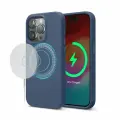 Elago силиконовый чехол для iPhone 15 Pro, Soft silicone (Liquid) Jean Indigo (MagSafe)