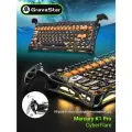 Клавиатура с подсветкой игровая Gravastar Mercury K1 Pro CyberFlare беспроводная