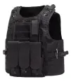 Разгрузочный тактический жилет MyPads для мужчин, мобилизованных, для рыбалки , туристический. Черный