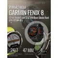 Умные часы Garmin FENIX 8 47mm Amoled Slate Gray with Black Silicone Band, Артикул: 010-02904-00