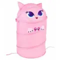 Корзина для хранения игрушек «Котенок» с ручками и крышкой, 55 х 33 х 33 см