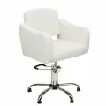 Парикмахерское кресло ЕВА, Белый, Гидравлика пятилучье - ПрофМебель Маркет