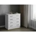 Комод 4 ящика Катрин 3 (820*810*425), цвет Белый фабрика Тэкс